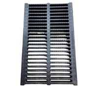 GeOinQL Couvercle de Drain de tranchée, Grilles de Drainage de tranchées de puits rectangulaires for allées, Auge de Sol de Cour,