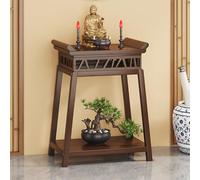 GeOinQL étagère d'autel Bouddhiste, Table d'autel de sanctuaire Personnel, Support de Plante au Design Creux Moderne for Le Couloir d'entrée du Salon,