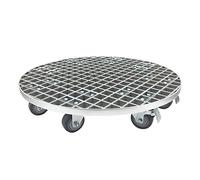 GeOinQL Support à Plantes en Treillis avec roulettes verrouillables for extérieur et intérieur(Gray)