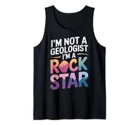 Géologie Je ne suis Pas géologue Je suis Une Rock Star Débardeur