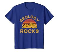 Geology Rocks Collector Funny Geoscience Professeur T-Shirt, Enfant, Bleu Royal, 6 Ans