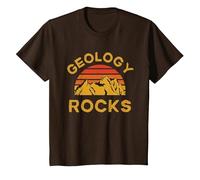 Geology Rocks Collector Funny Geoscience Professeur T-Shirt, Enfant, Marron, 6 Ans