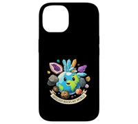 Geology Rocks My World Cute Earth Crystals Science Lover Coque pour iPhone 14