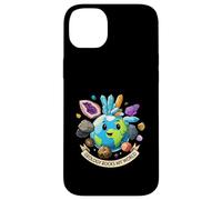 Geology Rocks My World Cute Earth Crystals Science Lover Coque pour iPhone 14 Plus