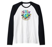 Geology Rocks My World Cute Earth Crystals Science Lover Manche Raglan