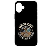 Geology Rocks My World Geologist Earth Science Lover Pun Coque pour iPhone 16 Plus