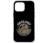 Geology Rocks My World Geologist Earth Science Lover Pun Coque pour iPhone 16 Pro Max