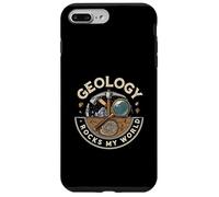 Geology Rocks My World Geologist Earth Science Lover Pun Coque pour iPhone 7 Plus/8 Plus