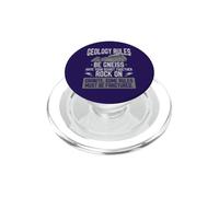 Geology Rules Be Gneiss Rock on Pun Earth Science Geologue PopSockets PopGrip pour MagSafe