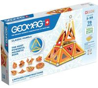 Geomag - Jeu de construction magnétique - Collection Green Panels - 100% recyclé - 78 pièces