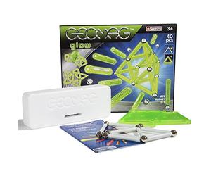 Geomag Classic Glow 330, Costruzioni Magnetiche e Giochi Educativi, 40 pezzi