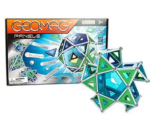Geomag Classic Panels 180 Pièces Jeu de Construction magnétique pour Enfants, Cadeau pour garçons et Filles de 5 6 7 8 9 10 11 12 13 Ans, constructions magnétiques, Jeux pour Enfants