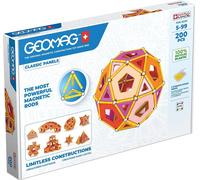 Geomag Jeux de Construction Magnétique pour Enfants - Jouets éducatifs pour Garçons et Filles 100% Recyclé - Collection Green Panels 200 pièces