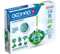Geomag Jeux de Construction Magnétique pour Enfants - Jouets éducatifs pour Garçons et Filles 100% Recyclé - Collection Green Panels 52 pièces