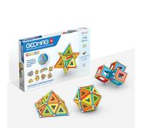 Geomag Classic Supercolor Panels Recycled 114, Constructions Magnétiques, Tiges Et Panneaux Colorés, Paquet De 114 Pièces, 100% Plastique Recyclé