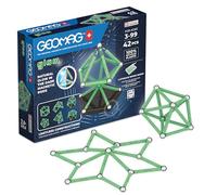 Geomag Glow 42 Pièces Jeu de Construction magnétique pour Enfants, Cadeau pour garçons et Filles de 5 6 7 8 9 10 11 12 13 Ans, constructions magnétiques, Jeux pour Enfants