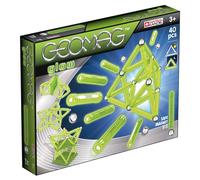 Geomag Classic Glow 330, Costruzioni Magnetiche e Giochi Educativi, 40 pezzi