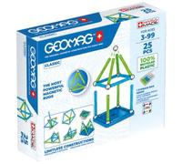 Geomag Jeux de Construction Magnétique pour Enfants - Jouets éducatifs pour Garçons et Filles 100% Recyclé - Collection Green Classic 25 pièces