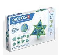 Geomag Jeux de Construction Magnétique pour Enfants - Jouets éducatifs pour Garçons et Filles 100% Recyclé - Collection Green Panels 114 pièces