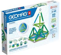 Geomag Jeux de Construction Magnétique pour Enfants - Jouets éducatifs pour Garçons et Filles 100% Recyclé - Collection Green Classic 60 pièces