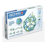 Geomag Jeux de Construction Magnétique pour Enfants - Jouets éducatifs pour Garçons et Filles 100% Recy ollection Green Classic 142 pièces