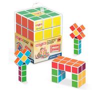 GEOMAG MAGICUBE 16 Pièces Jeu de construction magnétique pour enfants, cadeau pour garçons et filles de 1 2 3 4 5 6 ans, éducatif Montessori, constructions magnétiques, jeux pour enfants