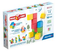 Geomag Magicube - Lot de 16 cubes de 4 couleurs - Pour enfants de 1 an et plus - Kit de construction pour enfant - Jeu de développement