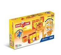 Geomag Magicube Safari Park Jeu de Construction magnétique pour Enfants, Cadeau pour garçons et Filles de 1 2 3 4 5 6 Ans, éducatif Montessori, constructions magnétiques, Jeux pour Enfants