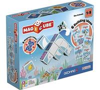 Geomag MagiCube Sea Animals Jeu de Construction magnétique pour Enfants, Cadeau pour garçons et Filles de 5 6 7 8 9 10 11 12 13 Ans, constructions magnétiques, Jeux pour Enfants