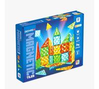 Geomag – Tuiles magnétiques Tiles Gems 4101 – 32 pièces, formes géométriques, effet cristal