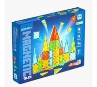 Geomag – Tuiles magnétiques Tiles Gems 4102 – 44 pièces, formes géométriques, effet cristal