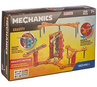 Geomag - Mechanics Gravity - 169 Pièces - Jeu De Construction Magnétique pour Enfants Dès 7 Ans - avec Moteur à Gravité et Transmission Magnétique -Jeux Aimantés STEM - Fabrication Suisse