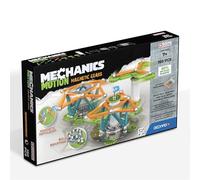 Geomag - Mechanics Motion Magnetic Gears - Jeu Educatif et Créatif pour les Enfants - Blocs de Construction Magnétiques - Lot de 160 Pièces