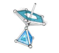 Geomag - Pro-L - 50 Pièces - Jeu de Constructions Magnétiques pour Enfants dès 8 Ans - Fabrication Suisse - Comprend 20 Tiges, 20 Billes, 10 Panneaux - Kit de Construction STEM