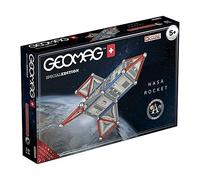 Geomag- Special Edition NASA Rocket Construction Magnétique, 810, Blanc/Gris/Rouge, 84 Pièces