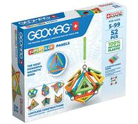 Geomag – Jeu de construction magnétique Supercolor Green Collection 100% plastique recyclé 52 pièces