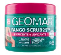 GEOMAR | Gommage Corps à l'Argile 2 en 1, Réducteur et Lissant Contre les Imperfections de la Cellulite, 95% d'origine Naturelle Avec Tris de Sels, Made in Italy, 600 g
