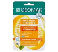 GEOMAR | Masque En Tissu, Hydratant Illuminé, 95% d’Origine Naturelle, Testé Dermatologiquement, Formule Végan, 22 ml