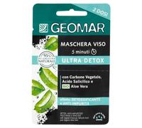 GEOMAR | Masque Ultra Detox, Effet Détoxifiant et Anti Impureté, 5 minutes, 95% d’Origine Naturelle, Testé Dermatologiquement, Made in Italy, 7,5 ml x 2