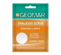 GEOMAR | Thalasso Gommage Remodelant, Avec Sel Marin, Sel d’Epsom, Huile de Café et extraits de Guarana et Capsico, Made in Italy, 85 g