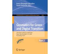 Geomatics for Green and Digital Transition: 27th Italian Conference, ASITA 2024, Padua, Italy, December 9-13, 2024, Proceedings, Part II