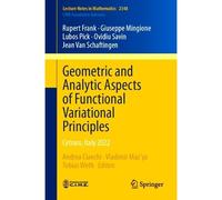 Geometric And Analytic Aspects Of Functional Variational Principles