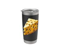 Geometric Art Fromage Fromages Gobelet isotherme en acier inoxydable double paroi