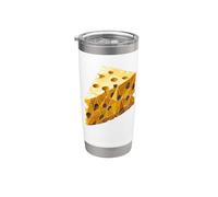 Geometric Art Fromage Fromages Gobelet isotherme en acier inoxydable double paroi