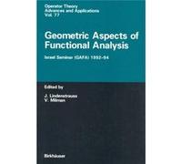 Geometric Aspects of Functional Analysis - Springer Nature B.V. - Springer Nature B.V. - Livre en Anglais - Paperback Springer Nature B.V.Springer Nature B.V. (Auteur)