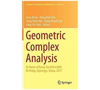 Geometric Complex Analysis