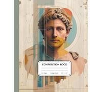 Geometric Conqueror Art Notebook | College Ruled Composition Journal | Modern Classical Warrior Portrait Gift for Students & Creatives: A fragmented ... legacy rendered through bold abstract mastery