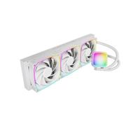 Geometric Future Eskimo Plus - Refroidisseur liquide pour processeur AIO 36-360 mm - Ventilateurs Squama 3003 PWM ARGB de 3 à 1,5 l/min - Intel® LGA 1851/1700, AMD® AM5/AM4 - Blanc, GEO-EPS-36W