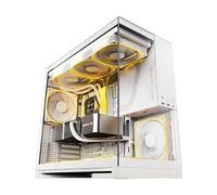 Geometric Future Tour intermédiaire M5 en Verre trempé, boîtier de Jeu E-ATX/ATX, Acier de 1,2 mm, Type C, Panneaux sans Outils, Support radiateur 420/360, Ventilateur ARGB PWM 140 m x 5