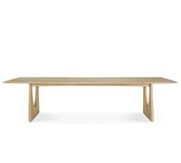 Geometric Table de réunion avec boîtes à câbles Chêne laqué Ethnicraft - 53061